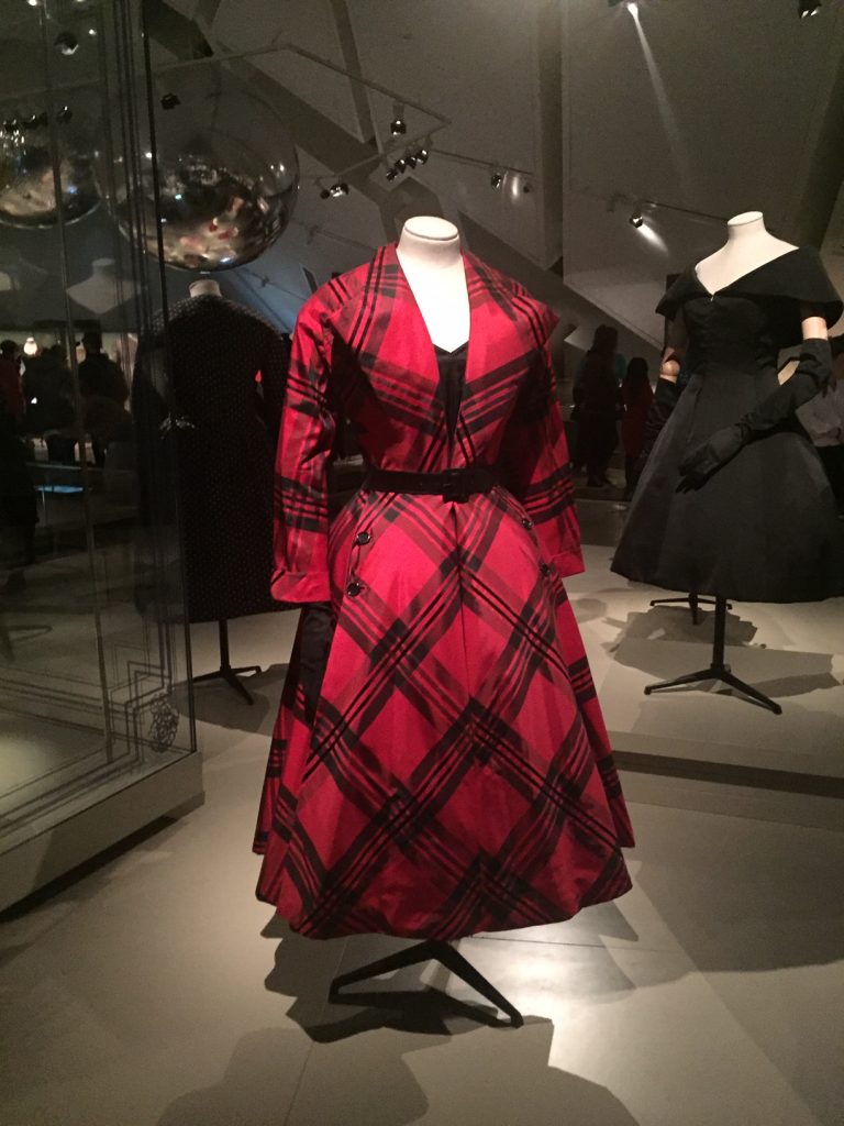 Red Checked Dress- Christian Dior From Toronto to London