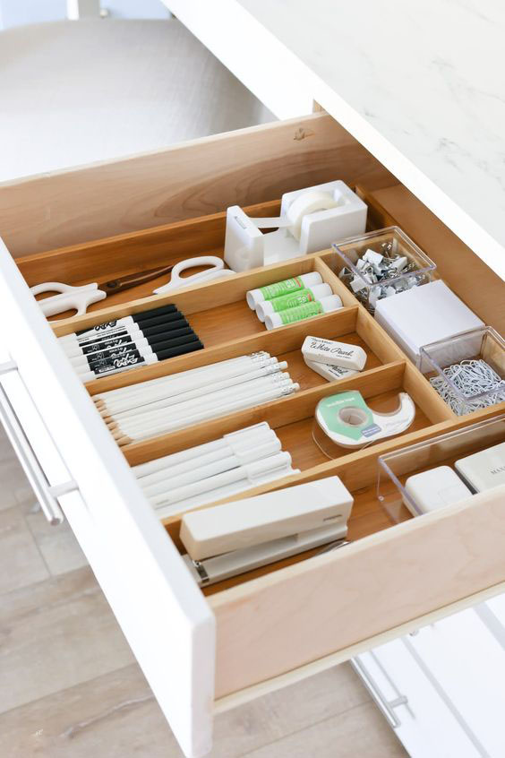 Making Spring Cleaning Look Good: Office Organisation - Drawer Dividers