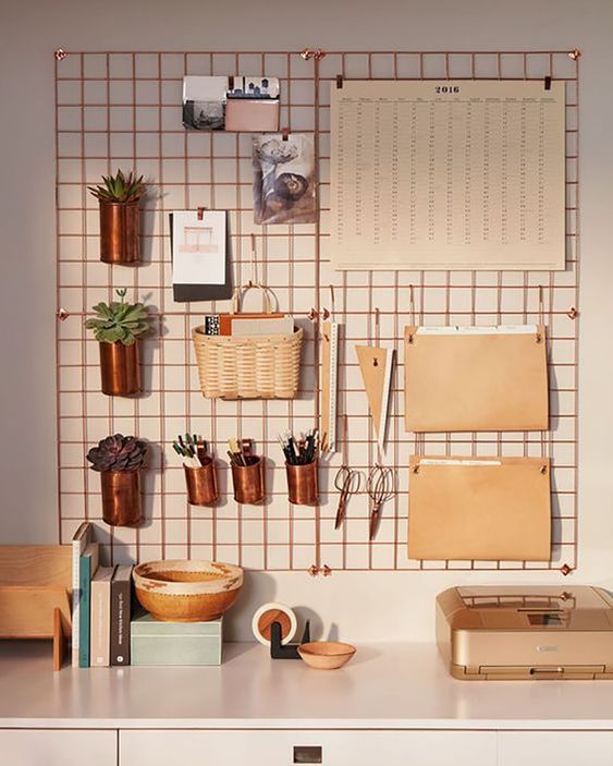 Making Spring Cleaning Look Good: Office Organisation - Wall Organisation