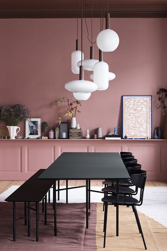 10 Rooms With Colour Done The Right Way! Pink-and-Plum-Ceiling-and-Walls-Room