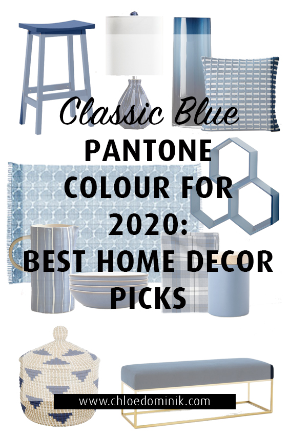 Classic Blue Pantone Colour for 2020: Best Home Decor Picks