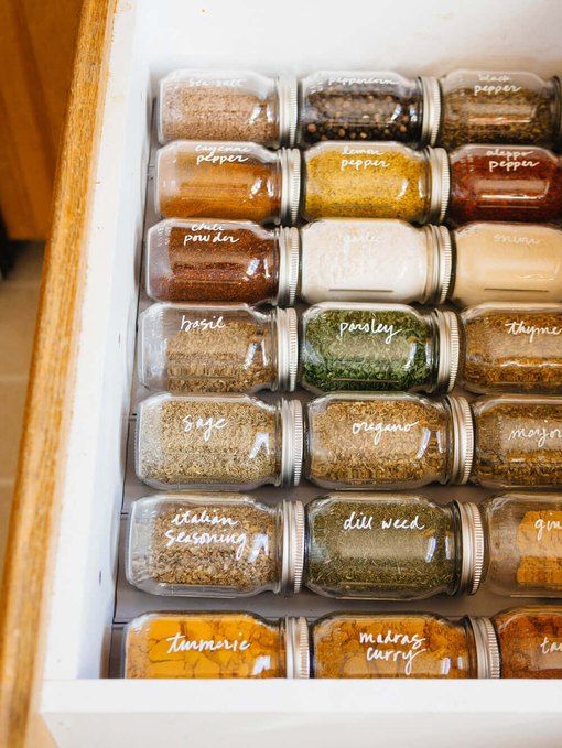 January Pinterest: Top 15 For Ideas and Inspiration - Organised Spice Drawer