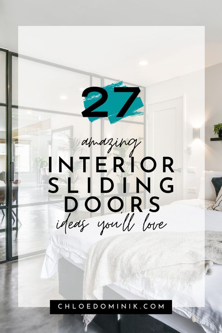 27 Interior Sliding Door Designs You'll Love - Chloe Dominik