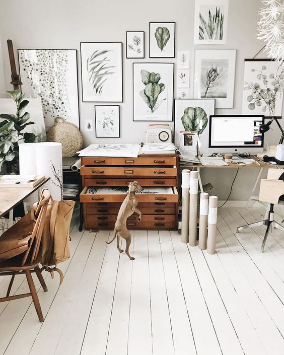 10 Tips To Create A Productive Home Office - Margo Hupert Art Office