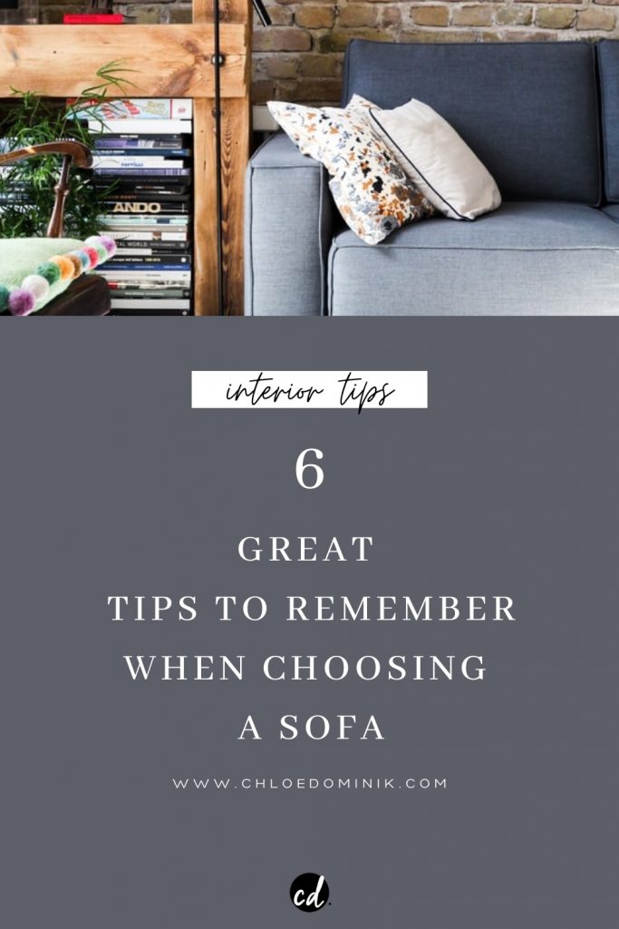 Choosing the right sofa for your living room