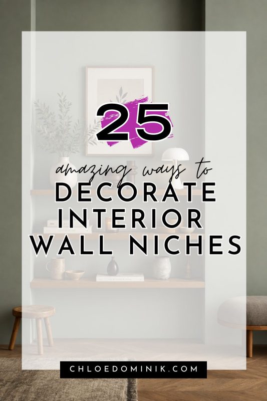 25 Amazing Ways To Decorate Interior Wall Niches