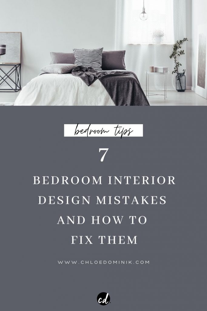 Bedroom Interior Design Mistakes and how to fix them