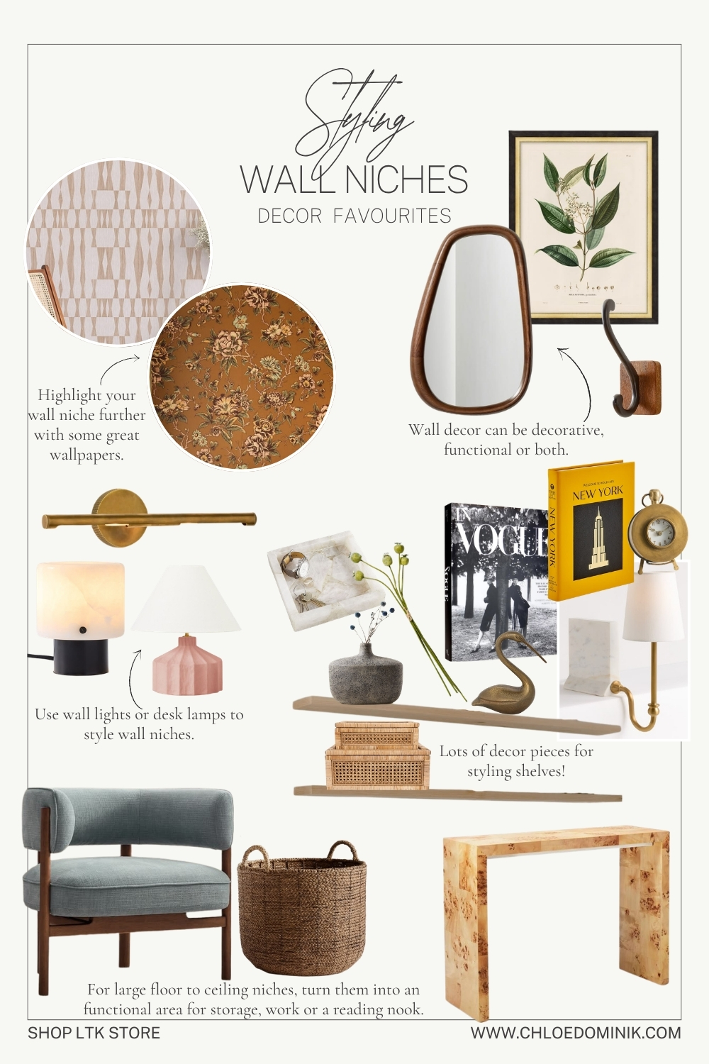 Styling Wall Niches Decor Favourites @chloe_dominik LTK