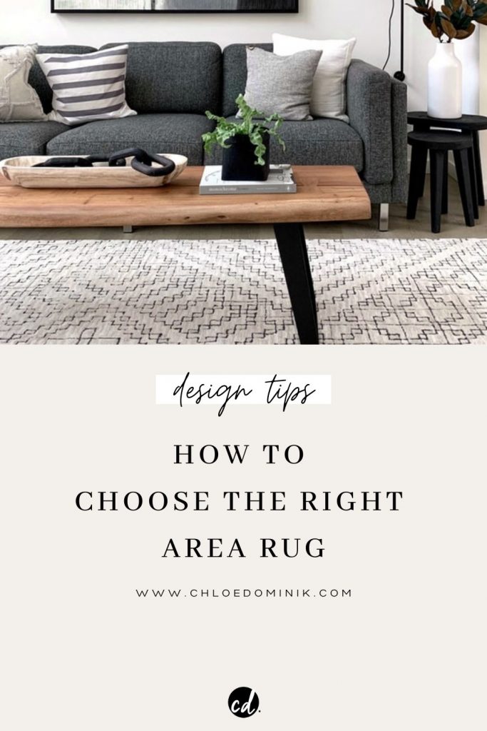 How To Choose The Right Area Rug: There's lots of factors that go into choosing the right area rug for your space, colour, environment, style and function. Here is a guide to how to pick the right rug for your home down to size, colour, function and materials. #howtochoosearug #arearugs #interiordesigntipsrugs #choosinganarearug #arearugideas #layeredrugs #texturedrug