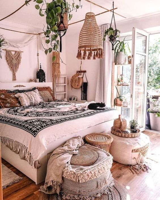 How To Create A Gorgeous Boho Bedroom, Boho Chic Bed Frames