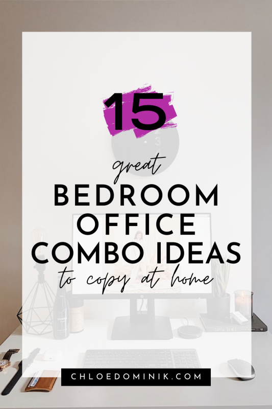 Bedroom Office Combo Ideas