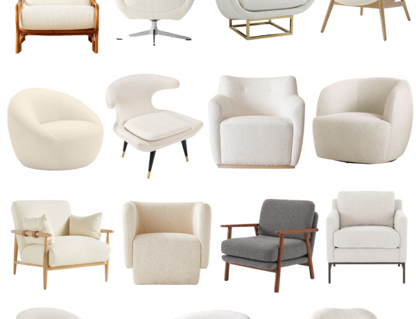 Boucle Accent Chair 21 Roundup