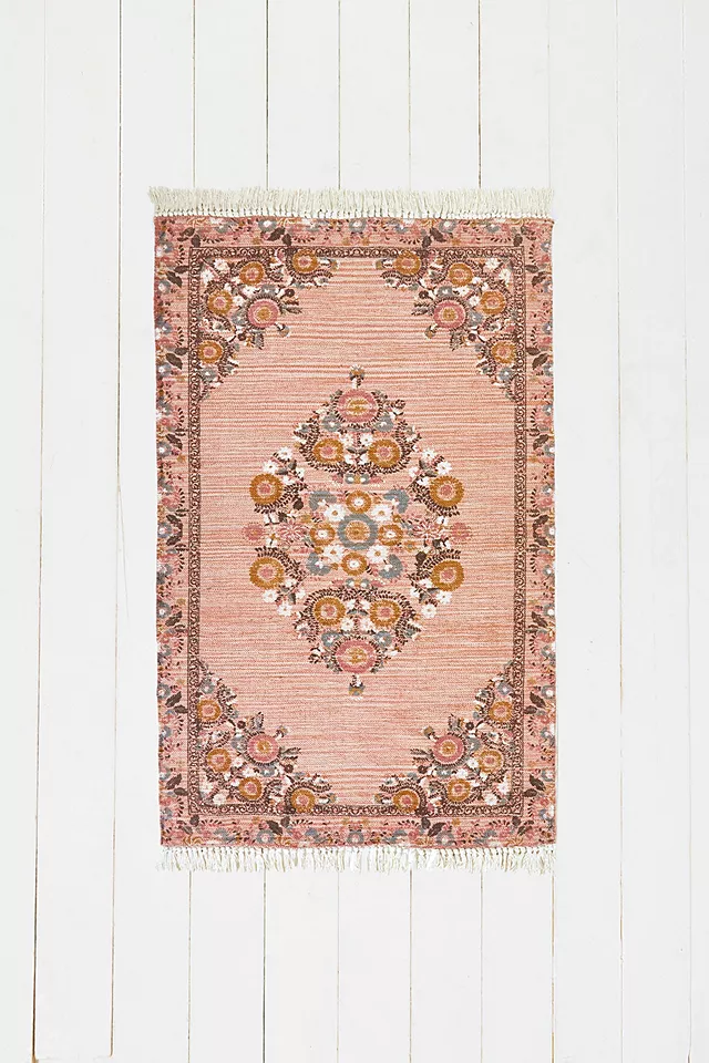 Cottagecore Inspired Rug Stina Floral Rug from Urban Outfitters