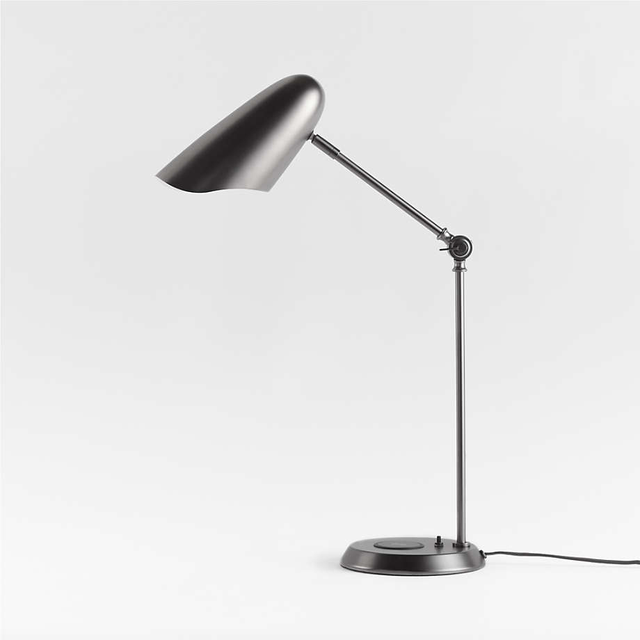 Rolph Wireless Charging Metal  Desk Lamp Crate and Barrel