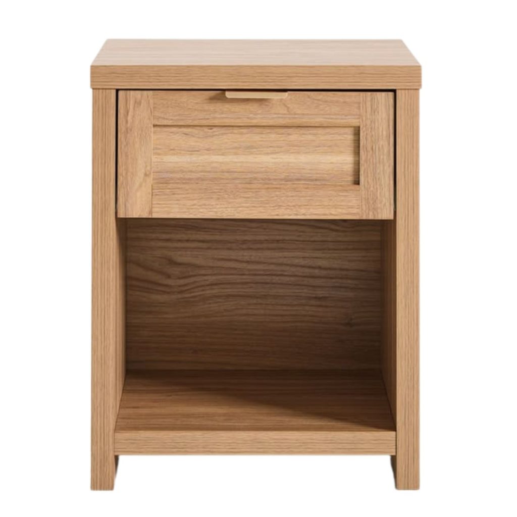 Allenside Wood Nightstand Classic Oak finihs nightstand from Wayfair