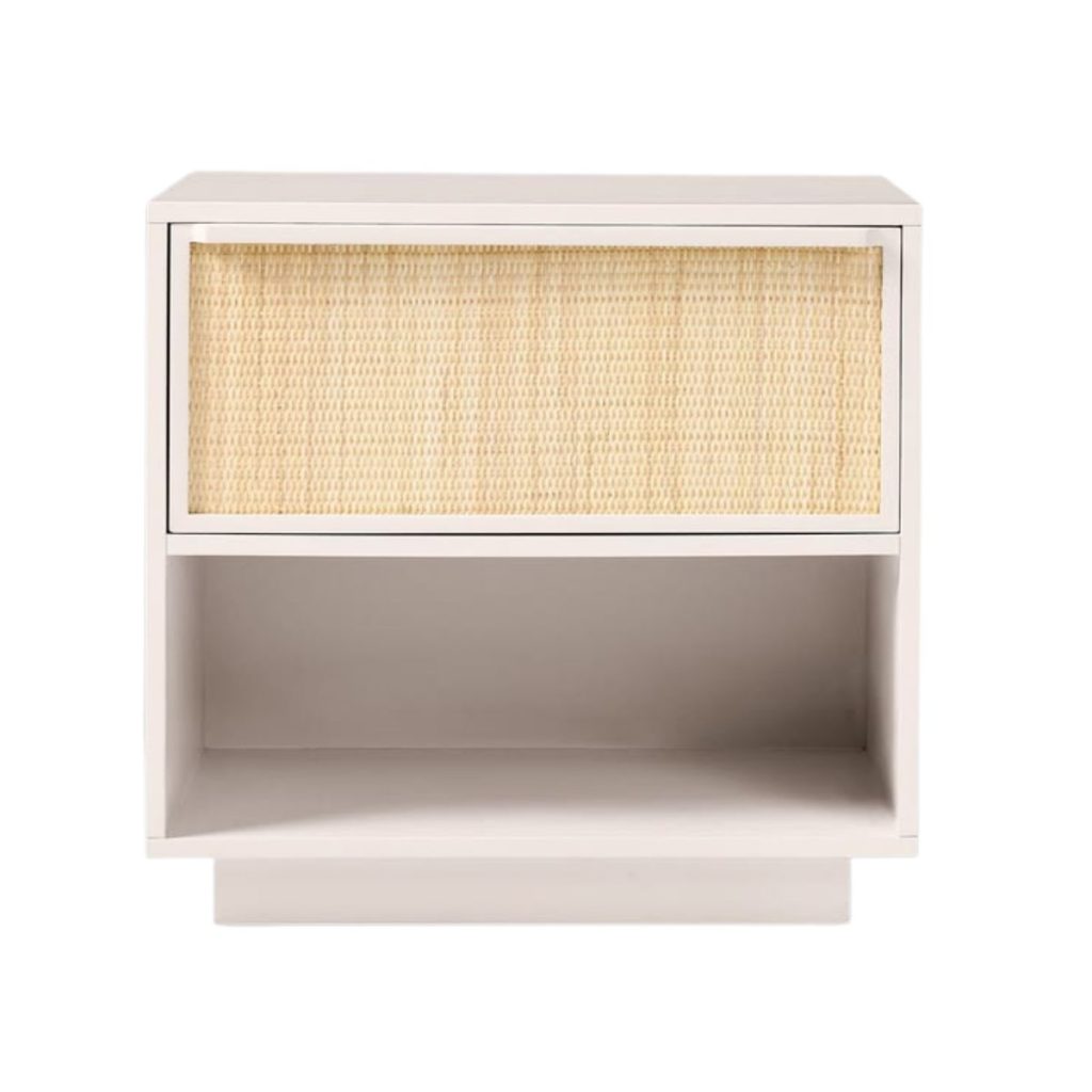 Callahan Solid Wood Rattan Nightstand from West Elm