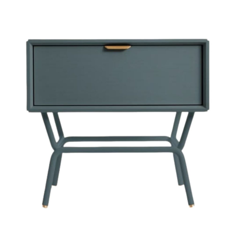 Indra 1 - Blue Drawer Nightstand Industrial style from All Modern 