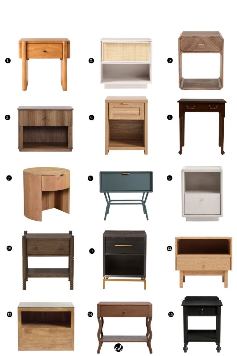 15 Beautiful Single Drawer Nightstands To Stash Away Your Phone