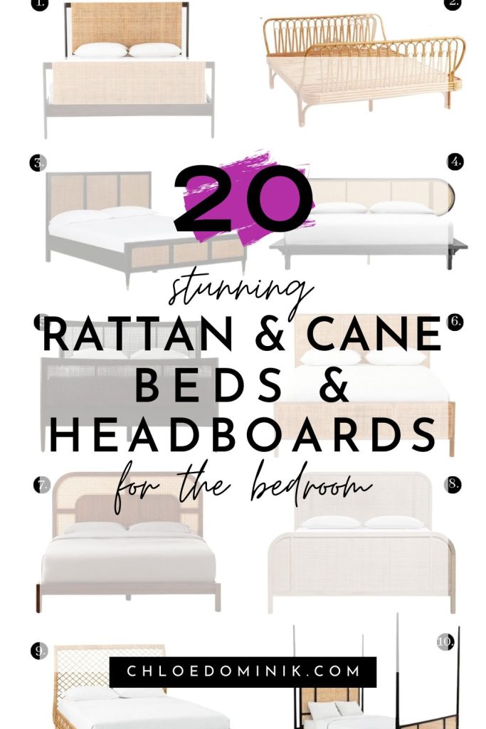 20 Stunning Rattan and Cane Beds and Headboards for the bedroom