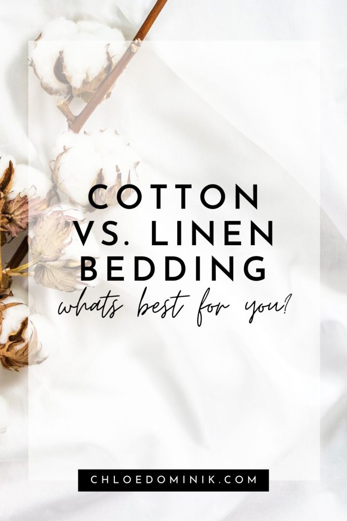cotton vs. linen bedding: whats best for you?