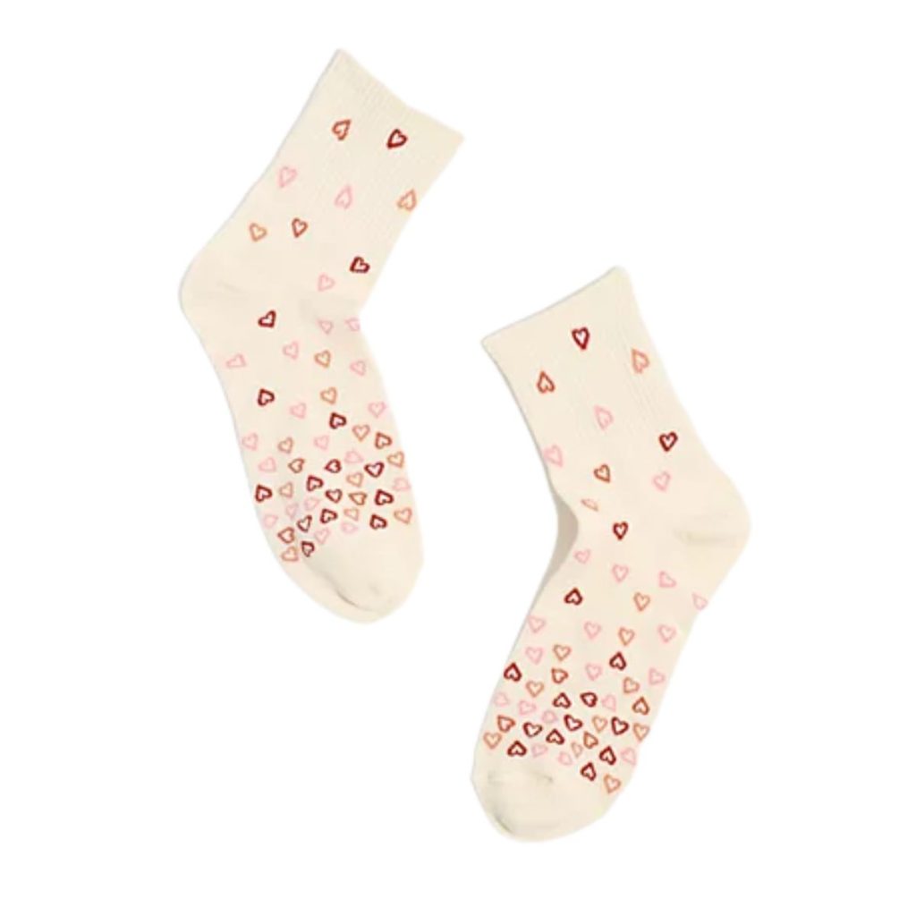 Open heart ankle socks from Madewell