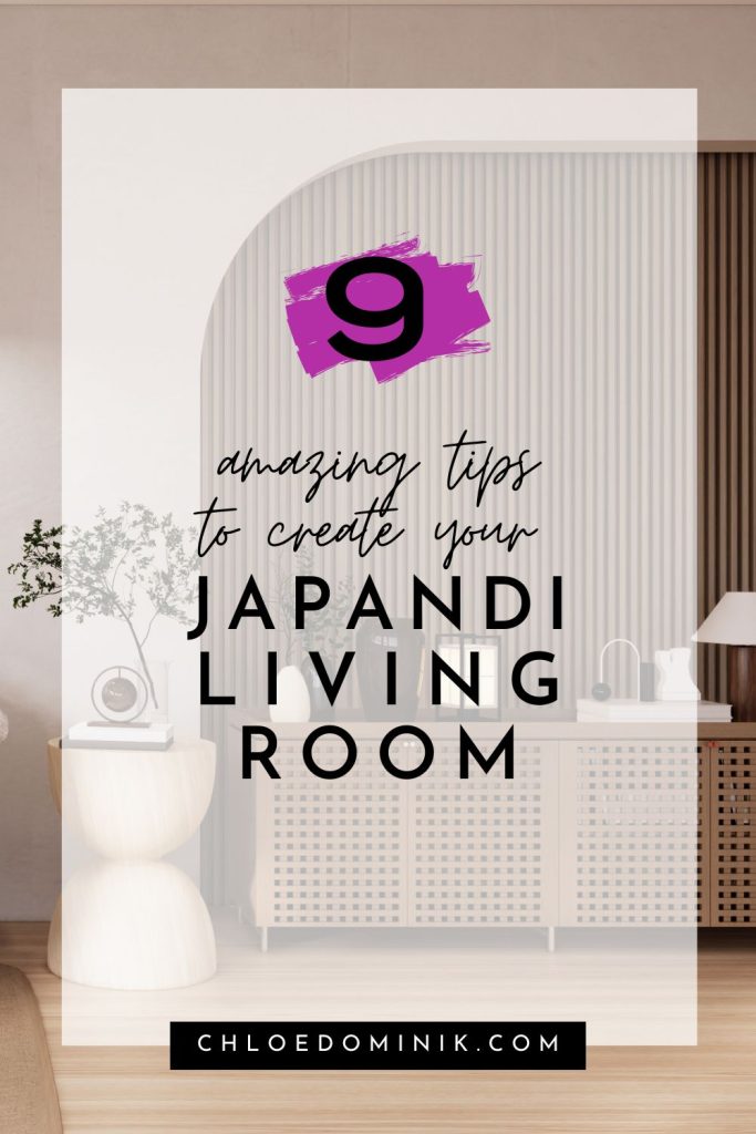 Amazing Tips to Create Your Japandi Living Room