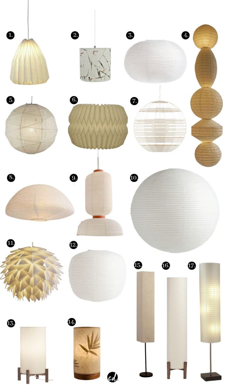 17 Stunning Paper Light Fixtures For Soft Glow Lighting