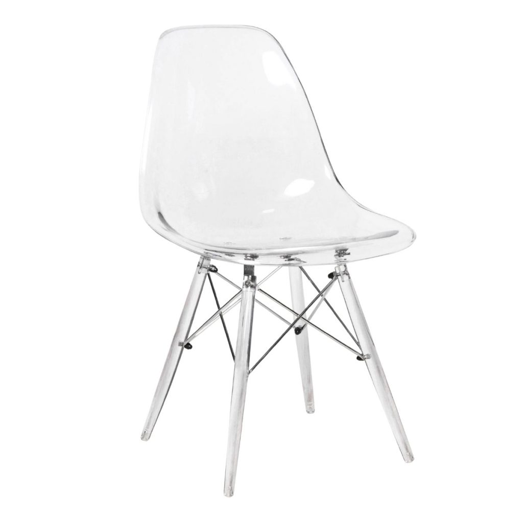 8. Acrylic Transparent Dining Chair - Overstock