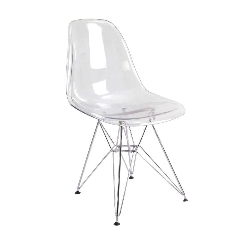 Paris Tower Clear Acrylic Dining Chair - Overstock