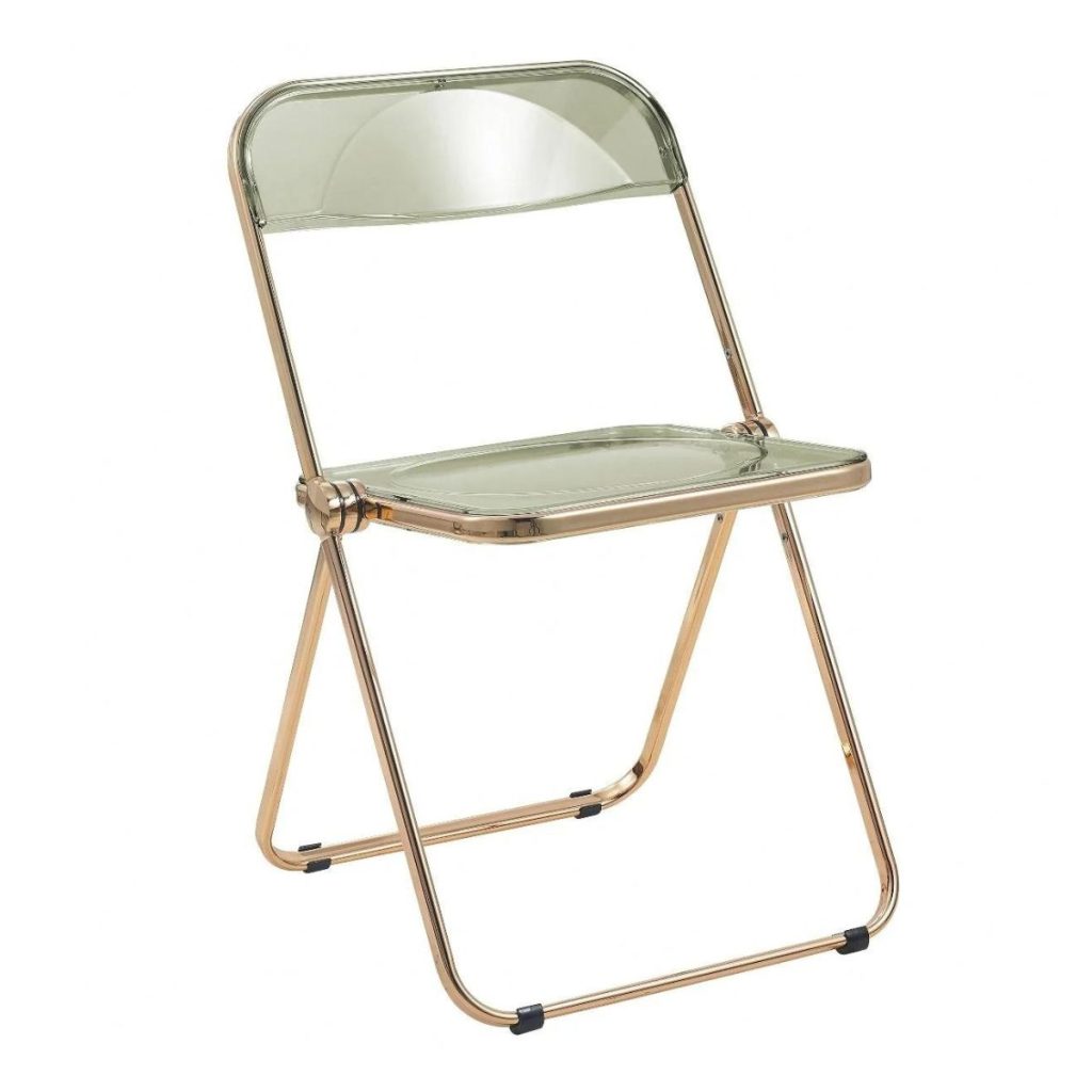 Lawrence Acrylic Folding Chair - Overstock
