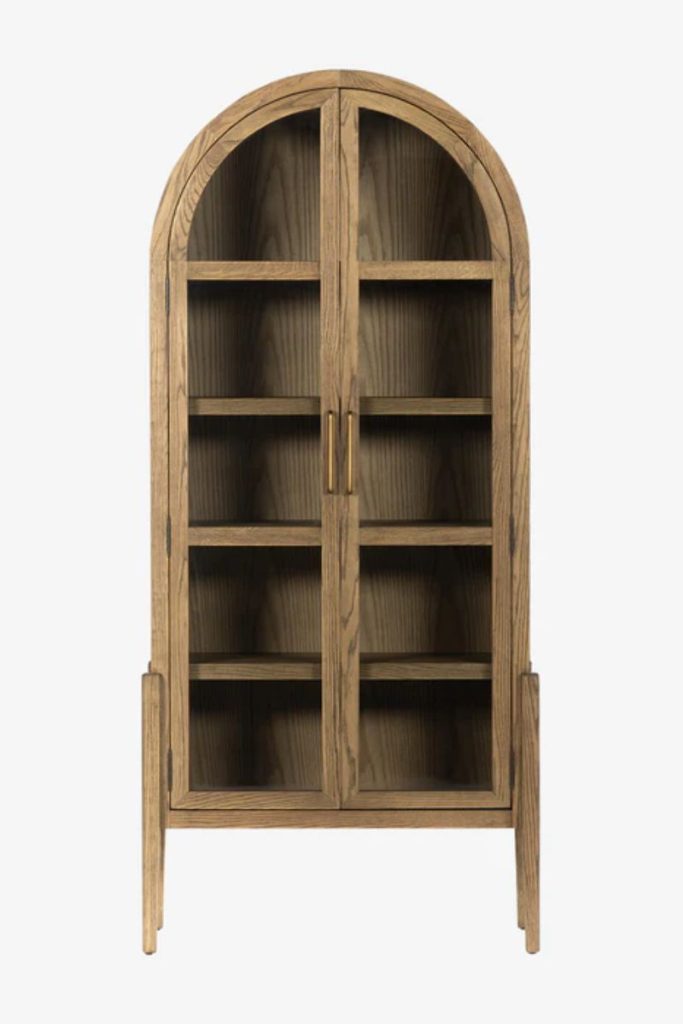 Scout Arched Display Cabinet - Pottery Barn 