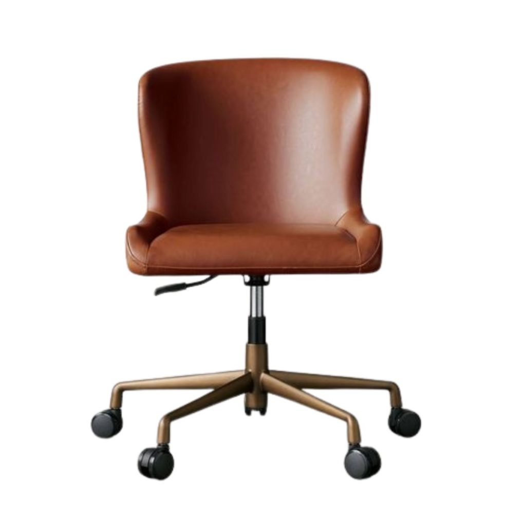 kristen-faux-leather-desk-chair-arhaus