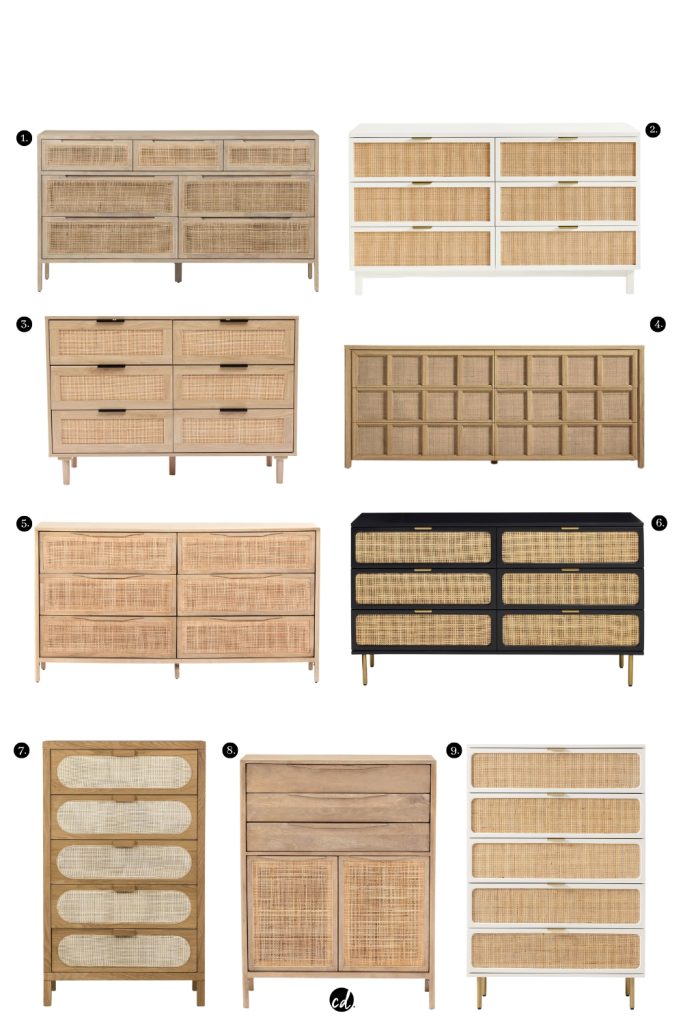 9 Best Cane Dressers For Stylish Bedroom Storage Chloe Dominik