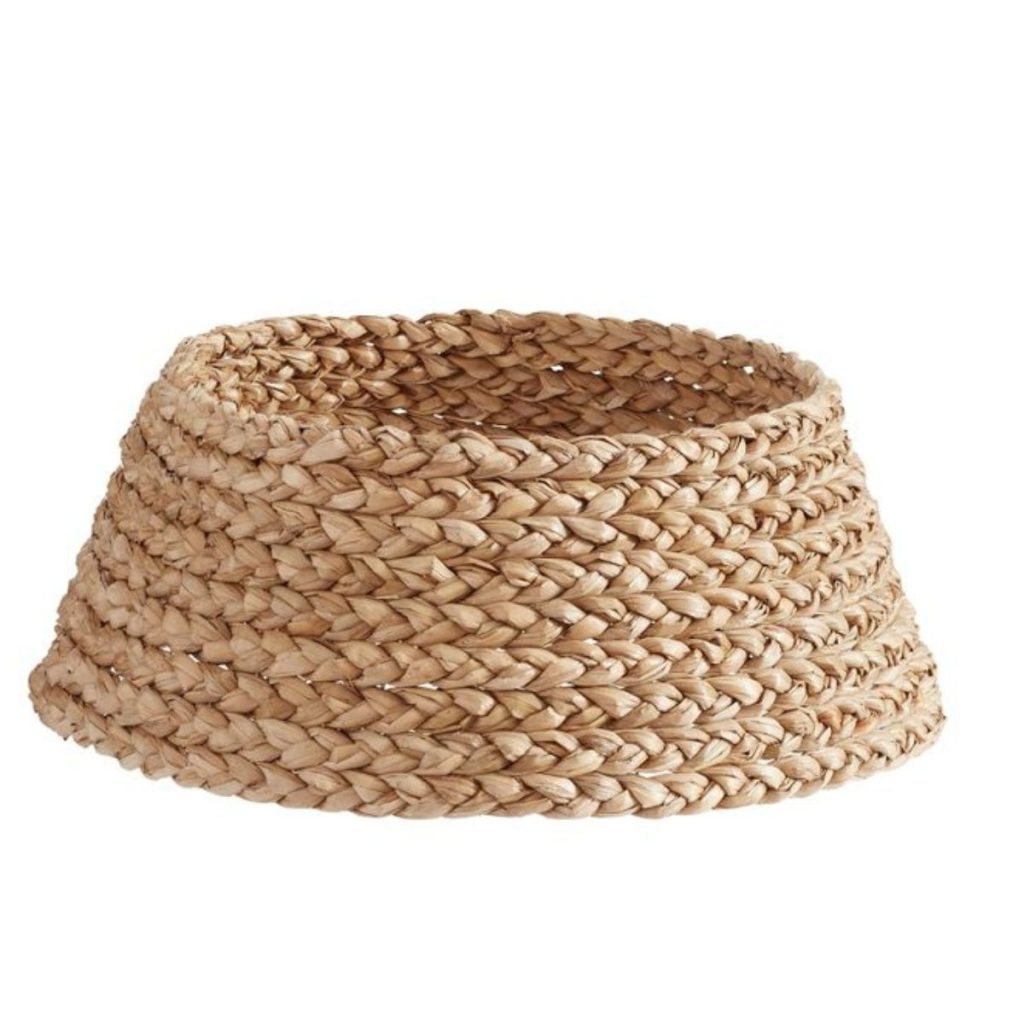 Handcrafted Beachcomber Basket Tree Collar - Pottery Barn 