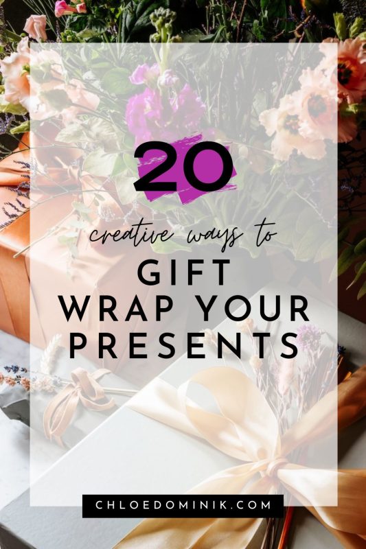 Creative ways to Gift Wrap Your Presents
