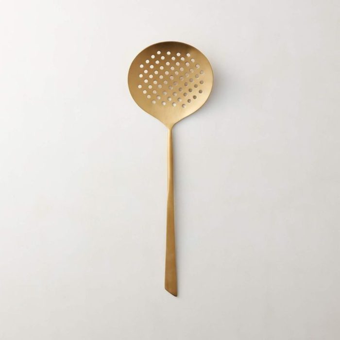 Brushed Gold Kitchen Skimmer - CB2