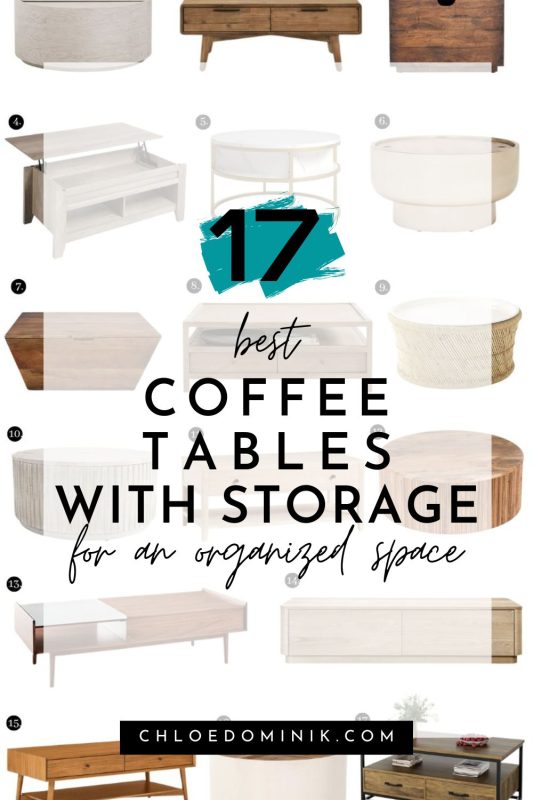Best Coffee Tables With Storage For An Organized Space