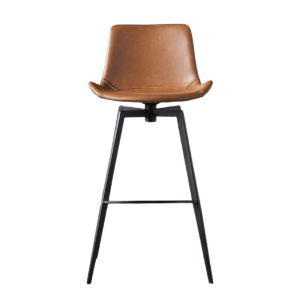 gage-faux-leather-swivel-stool
