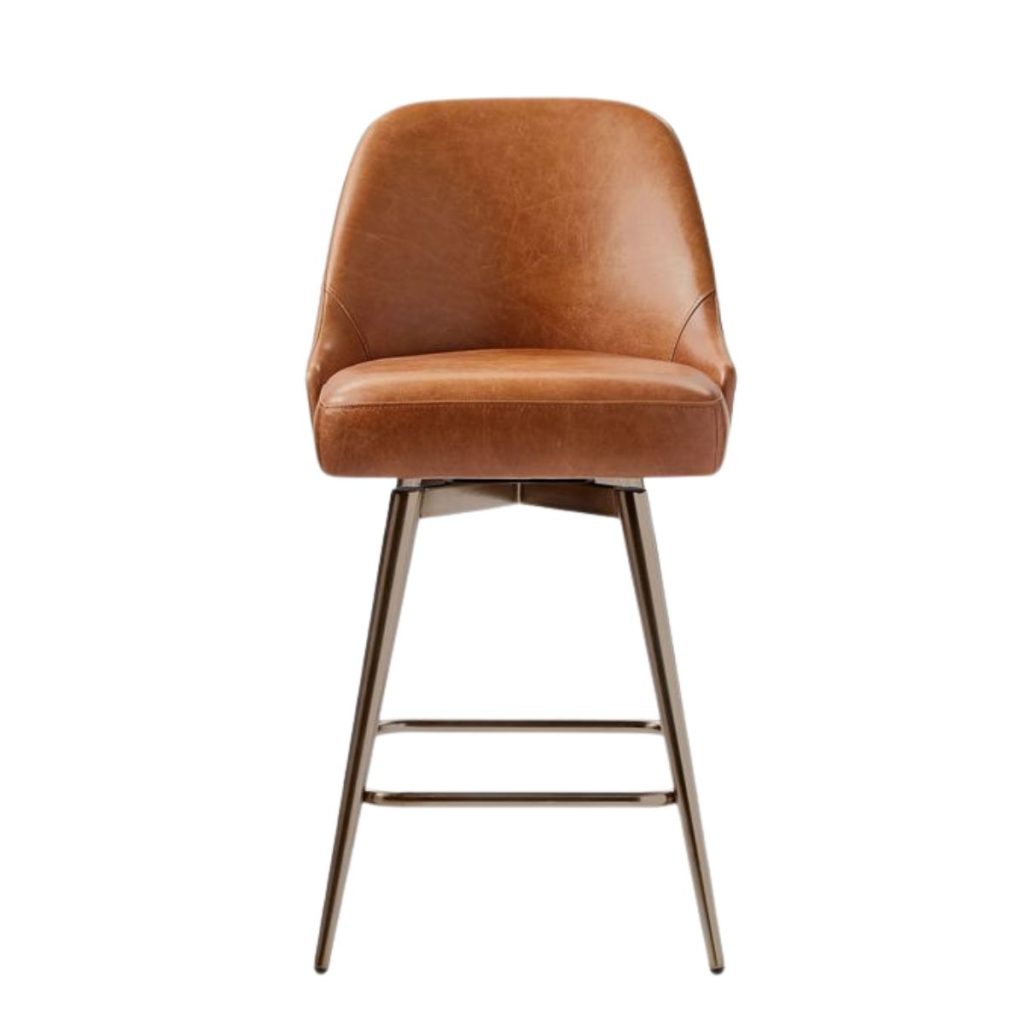 mid-century-leather-swivel-counter-stool