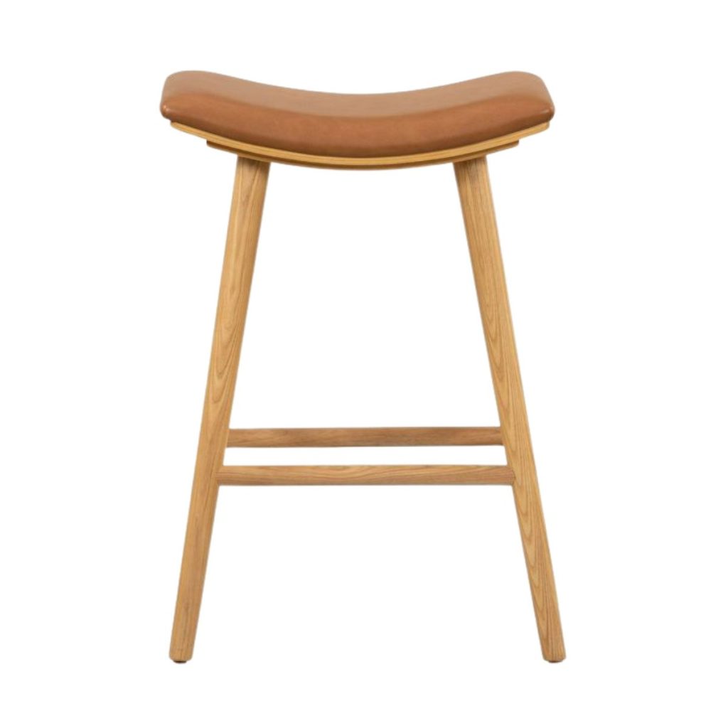 oak-wood-leather-saddle-bar