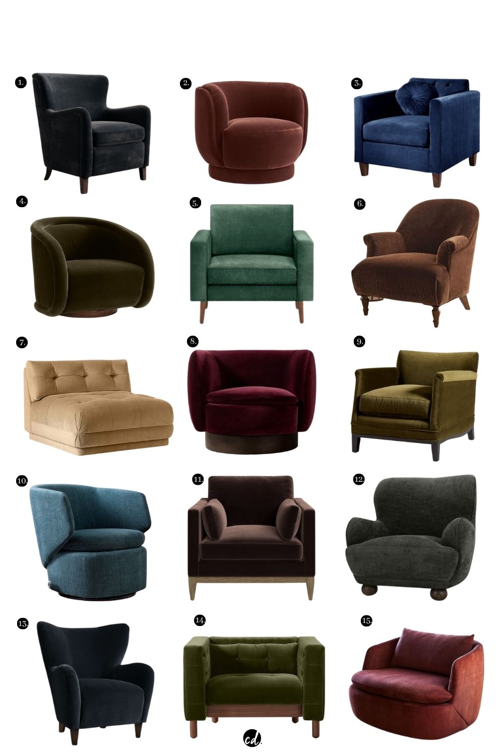 velvet-accent-chairs-plain